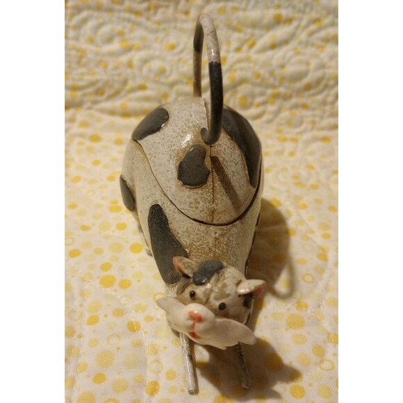 HARMONY KINGDOM MEOW AT THE MOON SERIES SMALL TRINKET CAT BOX BIANCA THE CAT - Picture 2 of 10